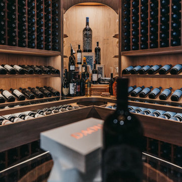 High-Capacity Custom Wine Cellar