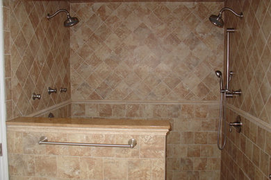 Example of a mid-sized trendy home design design in Other