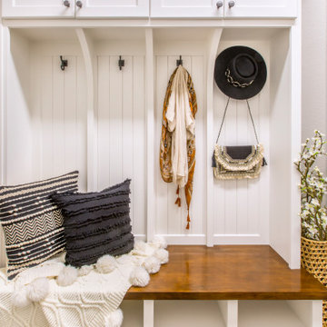 A Stunning Laundry Room / Mudroom Swap in Keller, TX