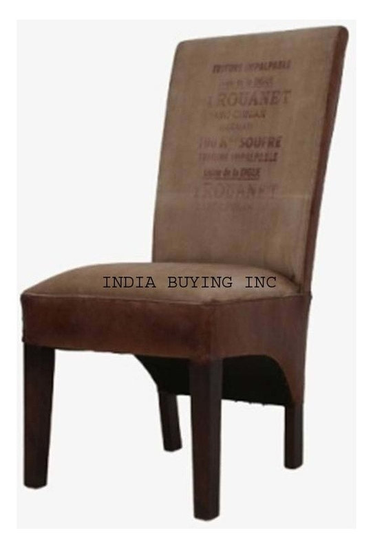 Industrial leather and canvas furniture from India buying inc