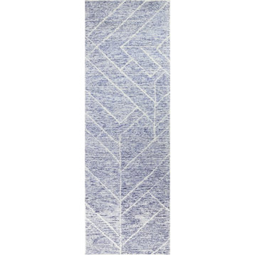 Bashian Ean Area Rug Azure 2'6"x8' Runner