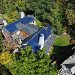 Eco Roof Medium Slate & Solar Install - Roofing And Gutters