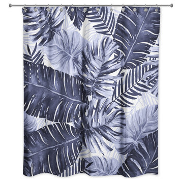 Palm Leaf Pattern 3 71x74 Shower Curtain
