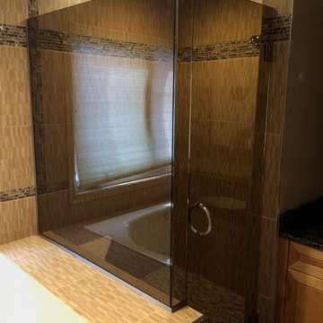 Bronze Corner Shower