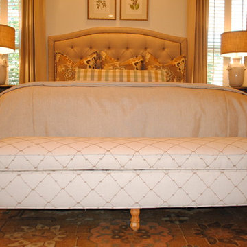 Lightened French Country Master Bedroom