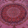 100% Wool Tabriz Pink Cast Overdyed 7'x9' Hand Knotted Oriental Rug