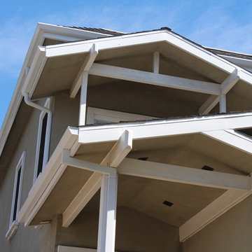 White Fascia Wrap, Angle Face Gutters with Stain Guard, Redondo Beach