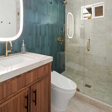 Moody Guest Bathroom