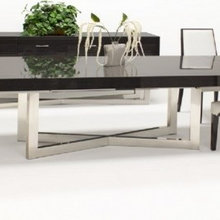 Modern Contemporary Grey Extendable Dining Collection
