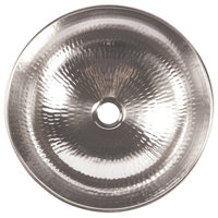 Bohr Nickel 14.25" Round Vessel Bath Sink with Ashfield Vessel Faucet Kit