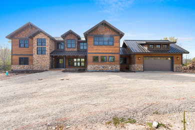 Example of an exterior home design in Other