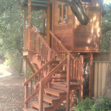 SF Bay Redwood Temple Treehouse