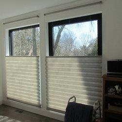 Motorized Sunscreen Roller Shades - Transitional Home - Oakville - Roller Shades