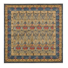 10 X Area Rugs For Your Home Houzz Unique Loom 10 X10 Heritage Navy Blue Square Area Rug