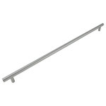 Laurey - Melrose Stainless Steel T-Bar Pull - 448mm - 19 1/2" Overall - Laurey is todays top brand of Decorative and Functional Cabinet Hardware!  Make your home sparkle with our Decorative Knobs and Pulls, or fix up your cabinets with our Functional Hardware!  Cabinets feel better when Laurey's on them!