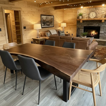 Customizable Live Edge Black Walnut Coffee Tables, Made-To-Order