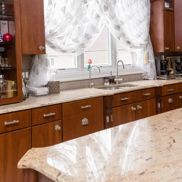 Ivory Brown Granite Countertop