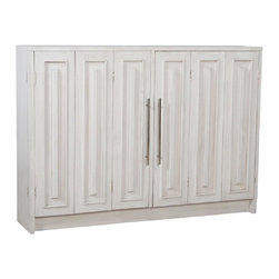 Parsons Manor White Wash Buffet with 2 Doors - Buffets And Sideboards