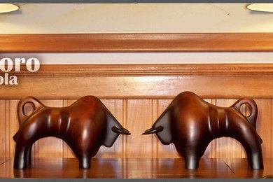 Wood sculptures - Bull Sculptures