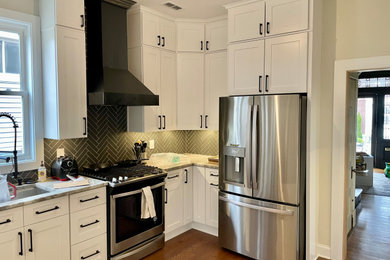 Kitchen - transitional kitchen idea in Other