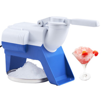 VEVOR Electric Ice Crusher Machine 176LBS/Hr Snow Cone Maker Shaved Ice 220W