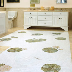 Lily Pad Stone Mosaic - Tiles