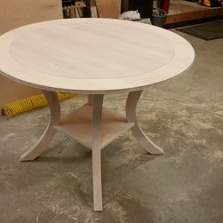 Unfinished Round Dining Table - Dining Tables