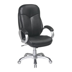 High Back Black Executive Leather Office Chairs - Office Chairs