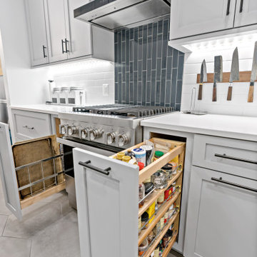 Functional Kitchen with Custom Storage Solutions