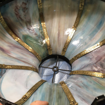 Antique lamp repair