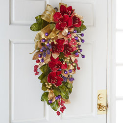 Royale Door Spray - Wreaths And Garlands