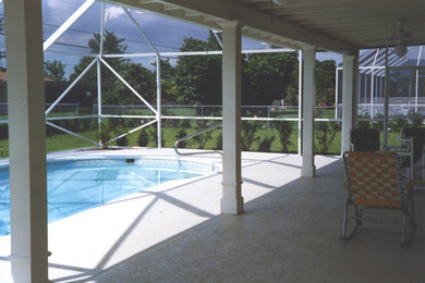 Island style sunroom photo in Miami