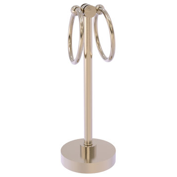 Southbeach Vanity Top 2 Towel Ring Guest Towel Holder, Antique Pewter