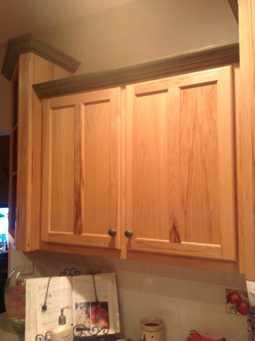 Hickory cabinets, paint or stain