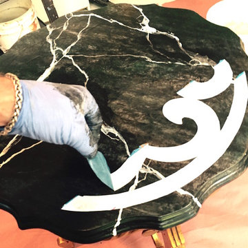 Faux Marble Inlay