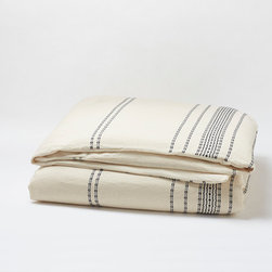 Rippled Stripe Duvet Cover - Products