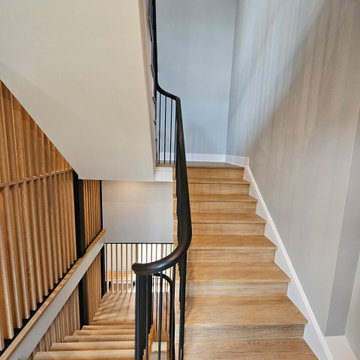 Project #115 | Staircase with Continuous Rail System Without Newels