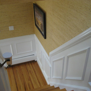 Stairway Wainscoting & Painting