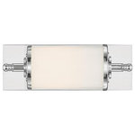 Crystorama - Crystorama FOS-A8050-CH Foster - 12 Inch 3W 1 LED Wall Mount - The striking yet simple design of the Forster collFoster 12 Inch 3W 1  Polished Chrome WhitUL: Suitable for damp locations Energy Star Qualified: n/a ADA Certified: n/a  *Number of Lights: Lamp: 1-*Wattage:3w T10 LED bulb(s) *Bulb Included:No *Bulb Type:T10 LED *Finish Type:Polished Chrome
