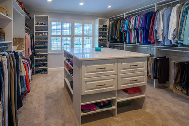 This is an example of a beach style storage and wardrobe in Other.
