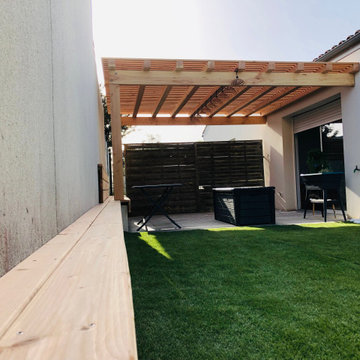 Aménagement d'une terrasse extérieure MARSILLY