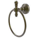 Allied Brass - Retro Wave Towel Ring, Antique Brass - The traditional motif from this elegant collection has timeless appeal. Towel ring is constructed of solid brass and is an ideal six inches in diameter. It is ideal for displaying your favorite decorative towels or for providing the space for daily use.