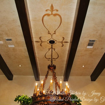 Ceiling-Metallic Texture