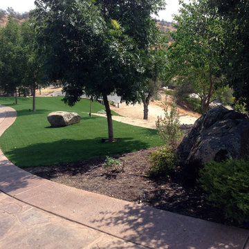 Artificial grass installation in Northern California 11