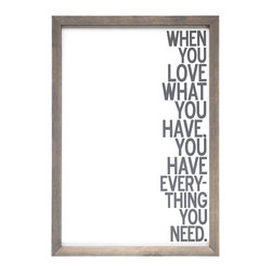 Love Have Quote Magnet Board - Picture Frames