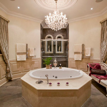 Traditional bathrooms with heated towel rails