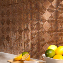 Fasade Miniquattro, Cracked Copper - Tile