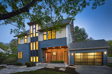 Trendy exterior home photo in New York