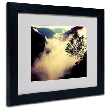 'Valley of Light' Matted Framed Canvas Art by Beata Czyzowska Young