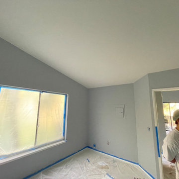 Condo Facelift, paint, smooth ceiling, can lights